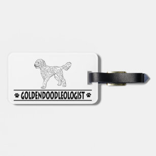 Étiquette À Bagage Goldendoodèle