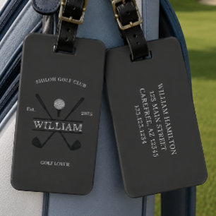 Étiquette À Bagage Golf Lover Cross Club 