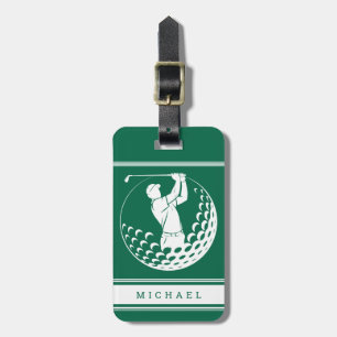 Étiquette À Bagage Golf Personnalisé
