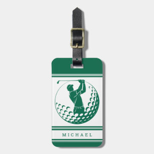 Étiquette À Bagage Golf Personnalisé