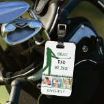 Étiquette À Bagage Golfer BEST DAD BY PAR PAR 3 Photo personnalisée<br><div class="desc">Créez une étiquette de bagage photo personnalisée unique ou une étiquette d'identification de sac de golf pour le père golfeur avec 3 photos de sa famille, de son enfant ou de ses enfants et le titre amusant du golf disant BEST DAD BY PAR et personnalisé avec son nom ou monogramme....</div>