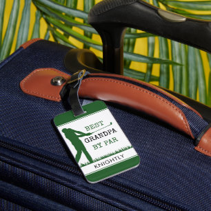 Étiquette À Bagage Golfeur MEILLEUR GRAND-PÈRE AU PAR Personalisé