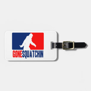Étiquette À Bagage Gone Squatching Style Ligue