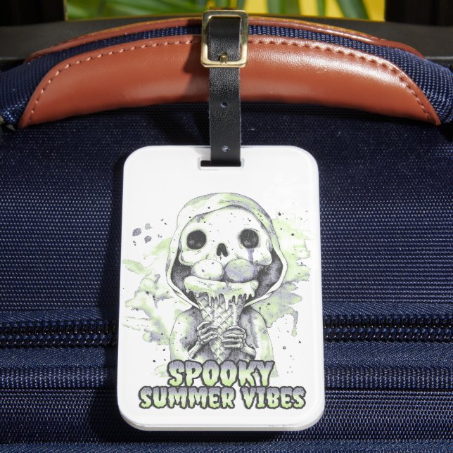 Étiquette À Bagage Goth été Vibes été Éffrayantes (Insitu Rectoal 2)