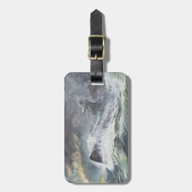 Étiquette À Bagage Graf Spee entre dans l'Océan Indien le 3 novembre (Devant Vertical)