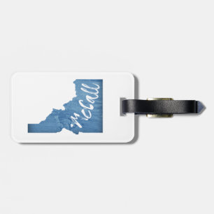 Étiquette À Bagage Grain de bois McCall Idaho