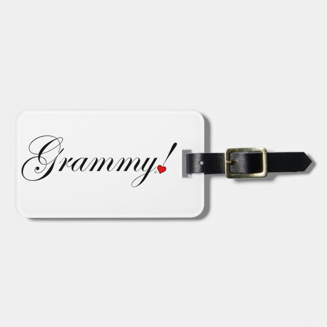 Étiquette À Bagage Grammy ! (Devant horizontal)