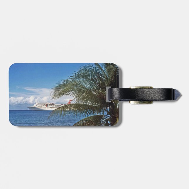 Étiquette À Bagage Grand Cayman (Dos horizontal)