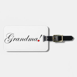 Étiquette À Bagage Grand-maman