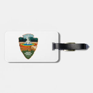 Étiquette À Bagage Grand Prismatic Spring Yellowstone Arrowhead