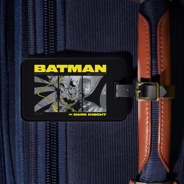 Étiquette À Bagage Graphique à écran tridimensionnel Batman Comic (Insitu Rectoal 4)