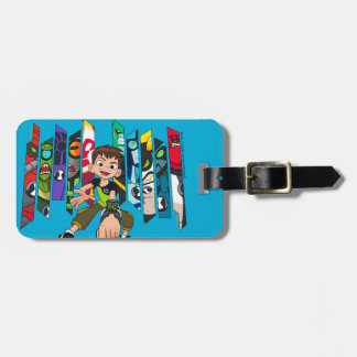 Étiquette À Bagage Graphique de collection d'Aliens Ben 10