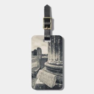 Étiquette À Bagage Grèce, ruines d'une ville antique
