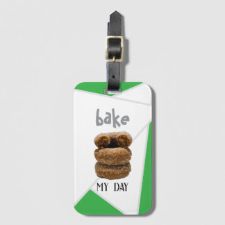 Étiquette À Bagage Green Bake My Day
