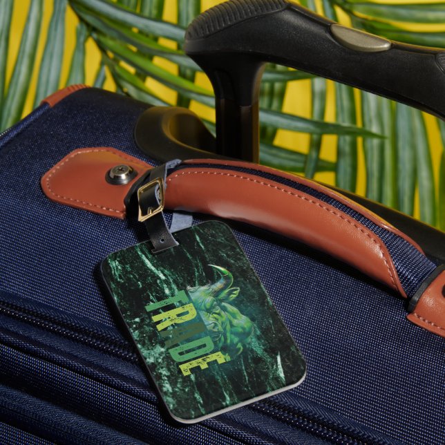Étiquette À Bagage Green bull | Trade Design | Marble (Insitu Rectoal 1)