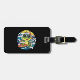 Étiquette À Bagage Grenouille cool