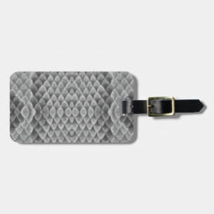 Étiquette À Bagage Grey Snakeskin