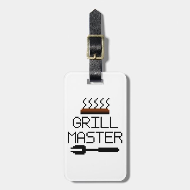 ÉTIQUETTE À BAGAGE GRILL MASTER (Devant Vertical)
