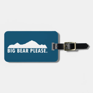 Étiquette À Bagage Gros Ours S'Il Vous Plaît
