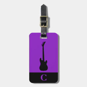 Étiquette À Bagage Guitare basse électrique Monogram Travel Music Vio