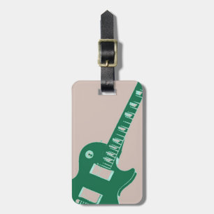 Étiquette À Bagage Guitare électrique