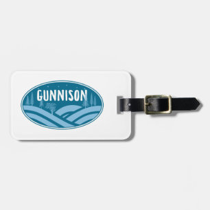 Étiquette À Bagage Gunnison Colorado en plein air