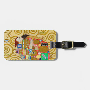 Étiquette À Bagage Gustav Klimt Exécution Nouveau Couple