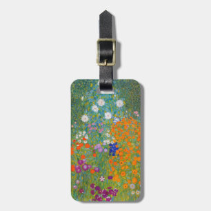 Étiquette À Bagage Gustav Klimt - Jardin des fleurs