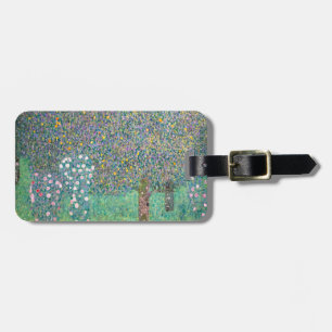 Étiquette À Bagage Gustav Klimt - Rosiers sous les arbres