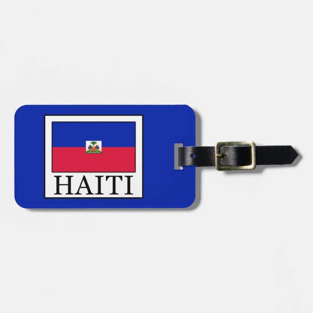 Étiquette À Bagage Haïti (Devant horizontal)