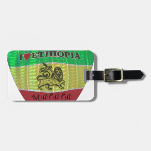 Étiquette À Bagage Hakuna Matata J'aime les couleurs éthiopiennes.png