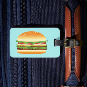 Étiquette À Bagage Hamburger
