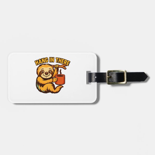 Étiquette À Bagage Hang in there baby sloth Classic T-Shirt (Devant horizontal)