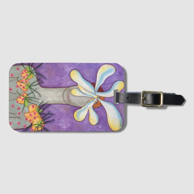 Étiquette À Bagage happy (Devant Horizontal)