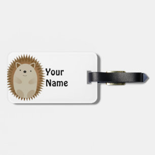 Étiquette À Bagage Happy Hedgehog