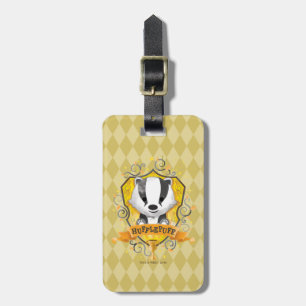 Étiquette À Bagage Harry Potter   Charme HUFFLEPUFF™ Crest