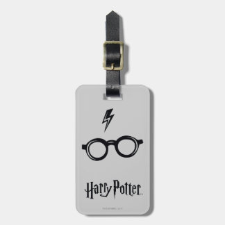 Étiquette À Bagage Harry Potter | Éclair de voiture et lunettes