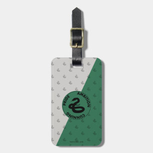 Étiquette À Bagage Harry Potter   SLYTHERIN™ Caractéristiques graphiq