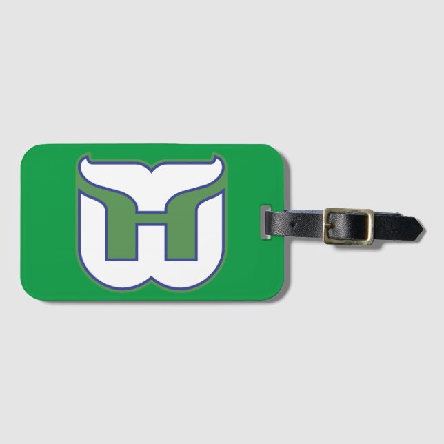 Étiquette À Bagage Hartford Whalers Hockey  (Devant Horizontal)