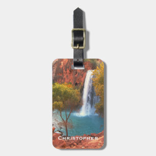 Étiquette À Bagage Havasu Falls Waterfall Arizona Southwest Name  Bag