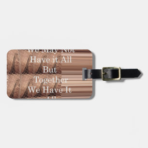 Étiquette À Bagage Have it toutes les girafes Safari Hakuna Matata wo