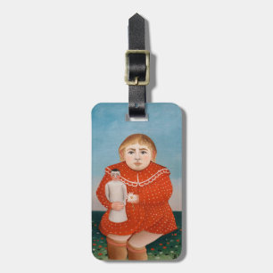 Étiquette À Bagage Henri Rousseau - Enfant avec poupée