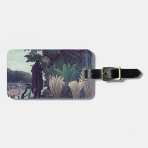 Étiquette À Bagage Henri Rousseau - Le Charmeur Des Serpents