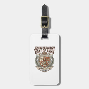 Étiquette À Bagage Héraldique de Jésus Blason Héraldique de Jésus Bla