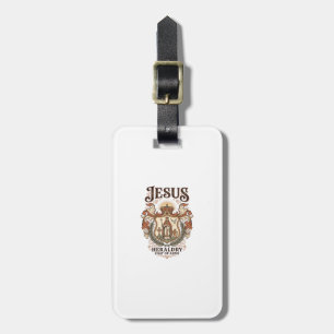 Étiquette À Bagage Héraldique de Jésus Blason Héraldique de Jésus Bla