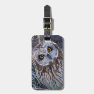 Étiquette À Bagage Hibou des marais