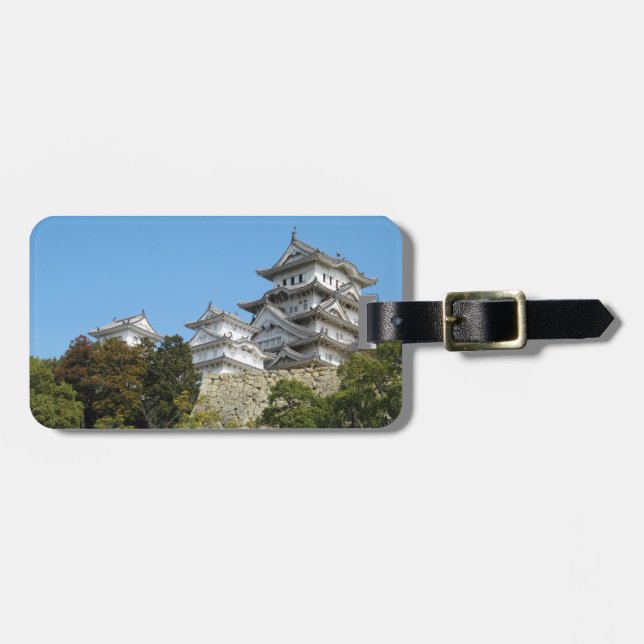 Étiquette À Bagage Himeji Château 姫 路 城, Hyogo, Japon (Devant horizontal)