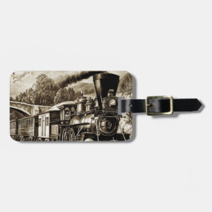 Étiquette À Bagage Histoire de la locomotive à vapeur
