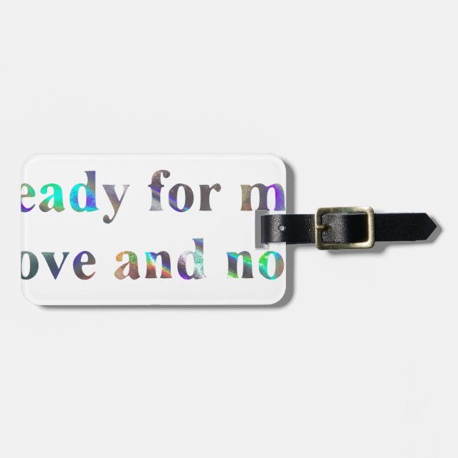 Étiquette À Bagage hmu (Devant horizontal)