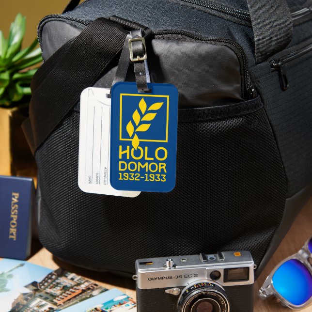 Étiquette À Bagage Holodomor (Recto & Verso)